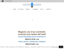 Tablet Screenshot of contrattilocazione.com